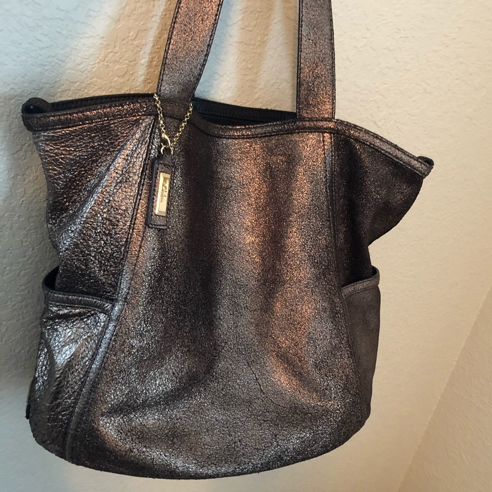 Cole Haan Reversible Leather Hobo